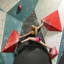 Who is the climber leading britain's medal hope? Shauna Coxsey Rock Climbing Gym Rock Climbing Training Rock Climbing