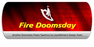 33 free flame/fire fonts direct download. Fire Doomsday Font Download