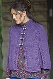 Ravelry Burnham Wood Capelet Pattern By Rosemary Romi Hill Capelet Pattern Knitting Magazine Knitting