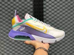 009 Violet Nike Air Max 1 Quilted White Sneakers Pink Bright Yellow Ct7698 2020 Latest Nike Air Max 2090 White