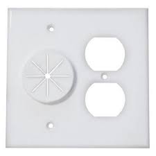Anyone can tell you that, but there is so. Midlite Double Gang Cable Pass Through Wall Plate With Dual Outlet Cover White Walmart Com Walmart Com