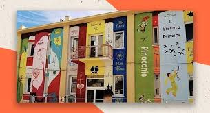 If you're looking for a place to get away, look no how to get to biccari. La Facciata Della Biblioteca Di Biccari A Foggia E Decorata Con Le Copertine Dei Libri Intramontabili