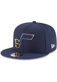 New Era Utah Jazz Navy Blue 9fifty Mens Snapback Hat 59001860 In 2021 Utah Jazz Snapback Hats New Era