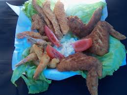 Fried Chicken Wings Fish Shrimp From Halal New Africa Cuisine Food Truck In Stockton Ca Halal Recipes Food Fried Chicken Wings