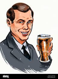 Beer cheers hand hi-res stock photography and images