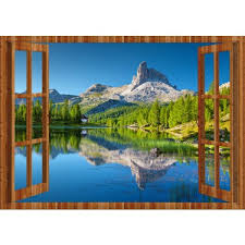 3d duvar kağıtları binlerce seçenek sunan fotoğraf arşivinden ve dilediğiniz ölçülerde şimdi duvarlarınızda! Tilki Dunyasi Pencereden Gol Ve Manzara Duvar Sticker 3 Fiyati