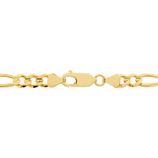 24 karat gold figaro chain. 20 Inch Mens 14k Yellow Gold Figaro Chain Shane Co