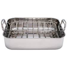 Chef S Secret Stainless Steel Roaster Pan With Rack Cookware Set With Images Kitchen Cookware Sets Gourmet Cookware