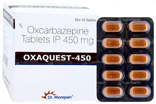 Oxcarbazepine 450Mg Oxaquest-450Mg Tablet at ₹ 526/strip | Neurology Medicine in Nagpur | ID: 2857079347855