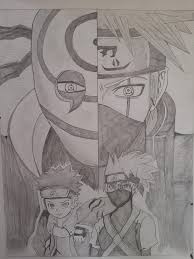 But it'll be much more awesome with some extras :3. My First Naruto Sketch Kakashi X Obito Naruto