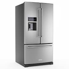 3d model kitchenaid 27 french door