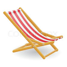 Download Beach Chair Vector Illustration Stock Vector Colourbox