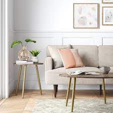 I've had a harder time shopping for end tables than any other piece in my living room — i've waffled over heights, surfaces, base styles and materials in an effort to strike. End Tables Side Tables Target