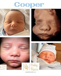 Look how sweet! Meet Mr Harrison Tate! Born at 39weeks 4days weighing 7lbs  8.8oz! Thank you Dakota for sharing him with us! Ultrasounds done at  23weeks & 32weeks #babyfacesultrasound #4dultrasound #comparison #crowleyla  #