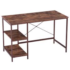 These would also look amazing in a home office, den, living room, or even a kitchen! Monfince Industrial Console Table 3 Tier Rustic Style Bookcase Furniture Free Standing Storage Shelves For Living Room Bedroom And Kitchen Brown Walmart Com Walmart Com