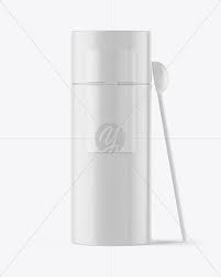 Download Kraft Paper Tube With Spoon Mockup In Tube Mockups On Yellow Images Object Mockups PSD Mockup Templates