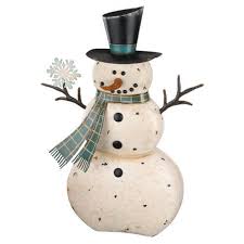 Glitzhome is a us registered trademark based in texas usa. Large Rustic Metal Snowman Teton Timberline Trading