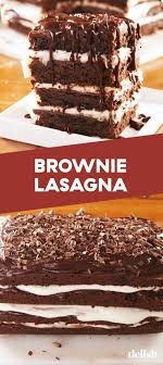 Brownie Lasagna Goes Where No Brownie Has Gone Before Recipe Chocolate Lasagna Desserts Delicious Chocolate
