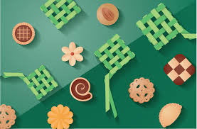 Great as a decoration at home or as a greeting card during the month long celebration. Hari Raya Ketupat Cookies Vector Pre Designed Vector Graphics Creative Market