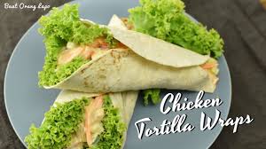 Chicken Tortilla Wraps Tortilla Ayam Mudah Youtube Chicken Tortilla Wraps Chicken Tortilla Tortilla Wraps