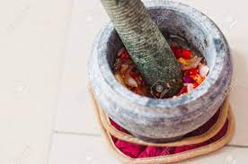 Media harian official, program yang menyajikan informasi secara detail dari. A Mortar And Pestle Or Lesung Batu In Malay With Crushed Chilies Fried Shallots And Shrimp Paste Mixed Together Soft Focus Shallow Depth Of Field Stock Photo Picture And Royalty Free Image