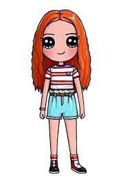 Dibujo Kawaiii Hermoso Bonequinhas Kawaii Desenho De Menina Bonita Menina Desenho