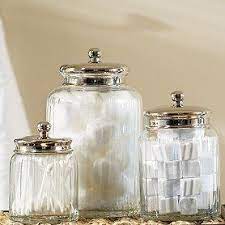Check spelling or type a new query. Clear Glass Bath Canisters