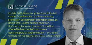 Welcome to our english language facebook page! Berichte Der Deutschen Bank Fur 2020 Strategische Ziele Erreicht Fortschritte Bei Nachhaltigkeit Erzielt Deutsche Bank