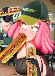 Mei hatsume is hungry for a subway : r/hentaimemes