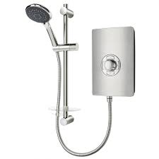 Dream slate shower | dual headed slate shower. Triton Aspirante 8 5kw Electric Shower Brushed Steel Asp08brstl Victorian Plumbing