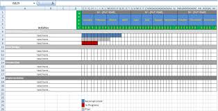 Free Gantt Chart For Thesis Excel Format