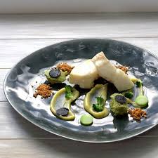 David Kikillus Fisch Hauptgang Glutenfrei Steinbeisser Nussbutterbrosel Brokkolimousse Zitronen Beurre Bla Steinbeisser Rezept Essen Fur Gaste Steinbeisser