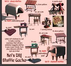 This one is made by putting a couple of premade shelving units together and then covering them with some desktops. Second Life Marketplace 1a Kei S Diy Stuffie Drawing Table