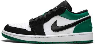 Jordan Air Jordan 1 Low Green Black White Air Jordan 1 Low Mystic Green 553558 113 Air Jordans Jordan 1 Low Walking Shoes Women