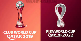 The emblem was projected onto a number of doha's landmark venues, such as the katara. Better Than The 2022 World Cup Logo Fifa Club World Cup Qatar 2019 Logo Revealed Footy Headlines