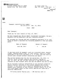 If you're filing for your missing money for either of the first two payments, make sure you have the irs letter you received in the mail. Irs Letter 167c Payment Missing Copy Of Check Requested H R Block