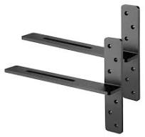 VEVOR T Shelf Bracket 2 Piece 200 lbs. Weight Capacity 14 x ...