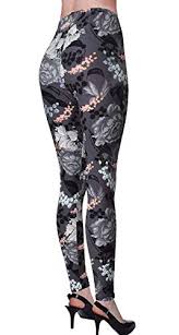 Viv Collection Junior Size Printed Brushed Leggings Ageless