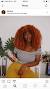 Burnt Orange Ginger Hair On Black Girl