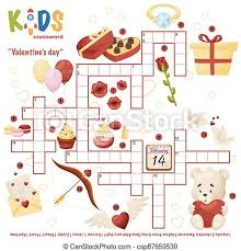We are glad you chose to visit the site and we will be happy to see you in the future! Easy Crossword Puzzle Valentine S Day For Children In Elementary Primary And Middle School Fun Way To Practice Language Canstock