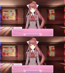 When you get to act 3 and are about to delete Monika : r/DDLC