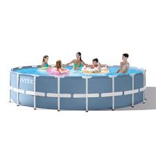 Intex 18ft X 48in Prism Frame Pool Set With Filter Pump Walmart Com Pool Liners Above Ground Swimming Pools Swimming Pools