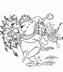 1229 x 903 file type: Winnie The Pooh Christmas Coloring Pages Coloring Home