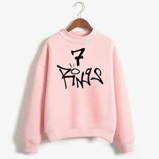 ariana grande 7 rings sweatshirt shop in 2019