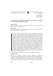 It provides an overview of the main legal and policy developments taking place across the eu as a whole and within participating countries. Pdf The Effectiveness Of Immersive Multimedia Learning With Peer Support On English Speaking And Reading Aloud