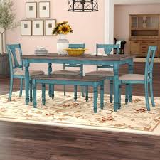 Kelly Clarkson Home Bastion 6 Piece Dining Set Wayfair In 2020 Kitchen Dining Sets Dining Room Inspiration Dining Room Small