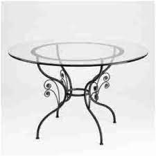 41 excellent table ronde plateau verre muebles ideas creativas para decorar artesanias en hierro