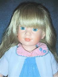 Retired 18" Magic Attic Club Allison Doll in vintage doll dress
