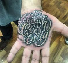 Check spelling or type a new query. Cash Only Money Tattoo Palm Tattoos Hand And Finger Tattoos