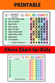 Need A Fun And Easy Chore Chart For Kids Check Out This